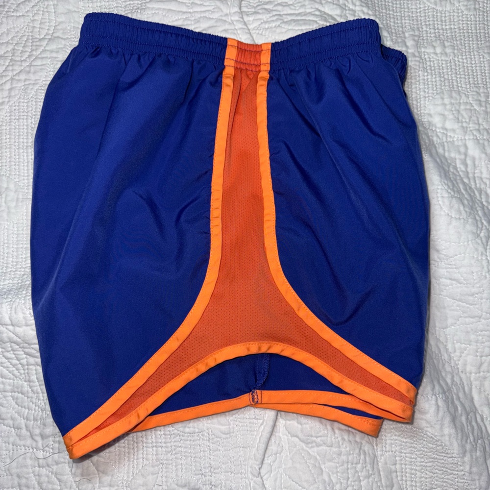 💜Nike Dri-FIT Blue and Orange Shorts - Picture 3 of 4